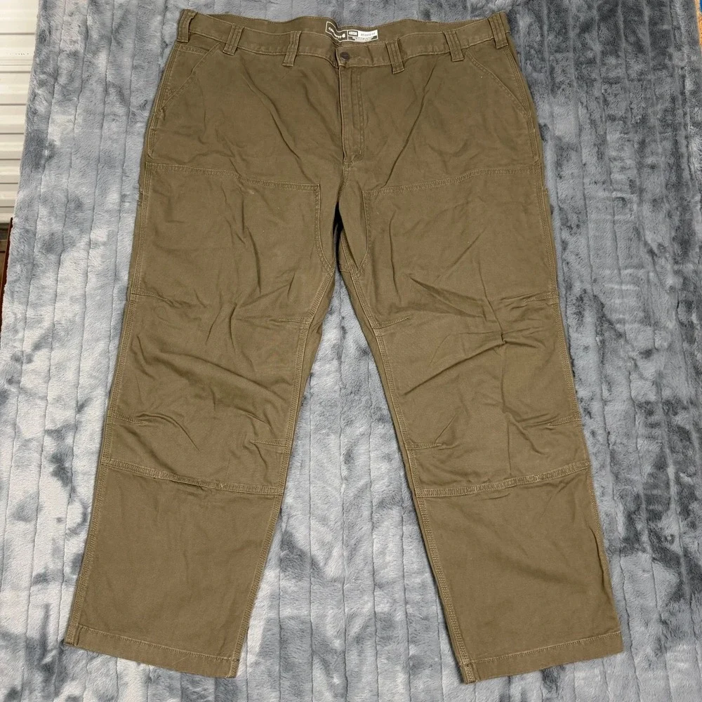 Carhartt Rugged Flex Relaxed Double Front Utility Work Pants Brown 48x30 BN2802
